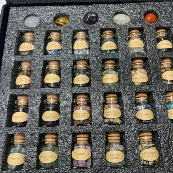 55 Piece Crystal High Quality Collection Gemstone Set - Picture 3 of 17